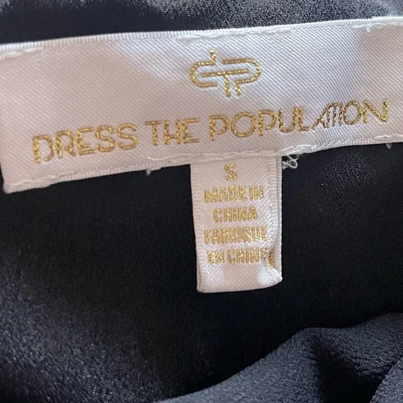 DRESS the POPULATION _ Cambria Black Maxi Dress - Picture 7 of 12